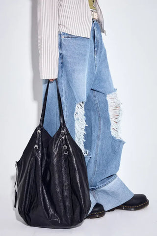 Ditto Roll-up Wide Jeans