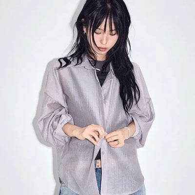 Flynn Loose See-through Shirt