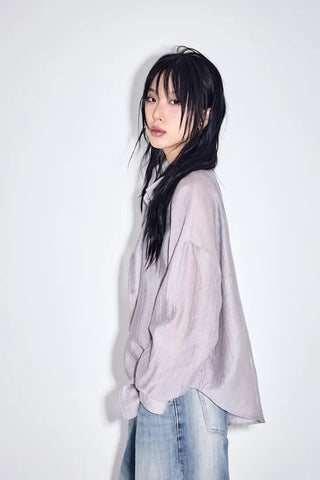 Flynn Loose See-through Shirt