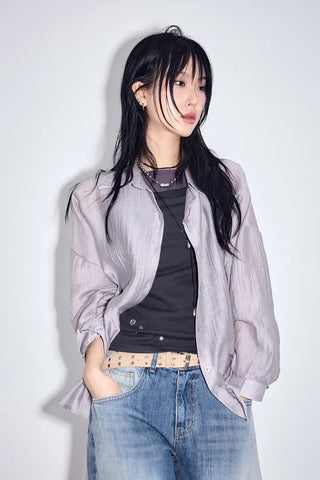 Flynn Loose See-through Shirt