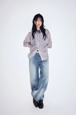 Flynn Loose See-through Shirt