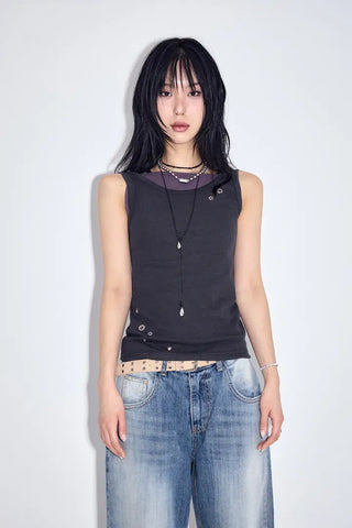 Flynn Loose See-through Shirt