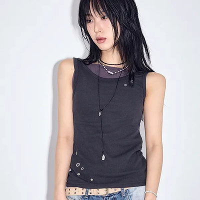 Unt Eyelet Sleeveless