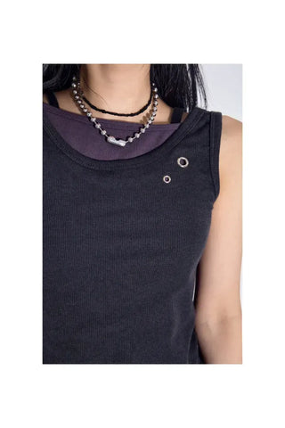 Unt Eyelet Sleeveless