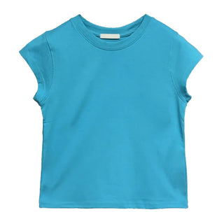 Marron Round Half Tee