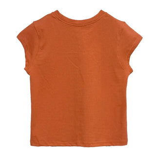 Marron Round Half Tee