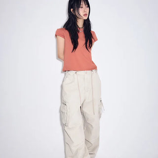 Warp-dyed Multi Cargo Pants