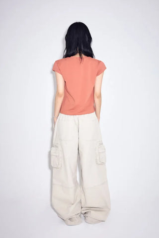 Warp-dyed Multi Cargo Pants