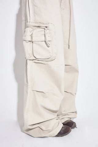 Warp-dyed Multi Cargo Pants