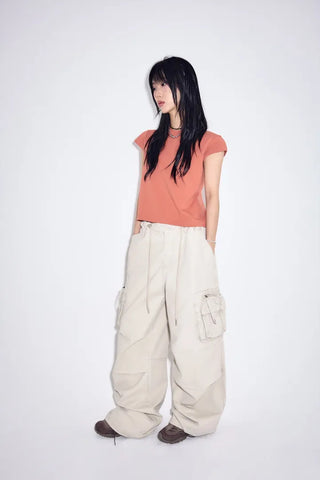 Warp-dyed Multi Cargo Pants