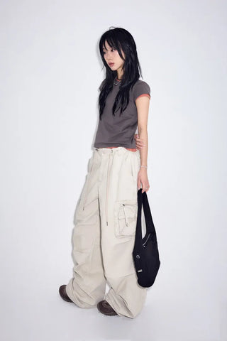 Warp-dyed Multi Cargo Pants