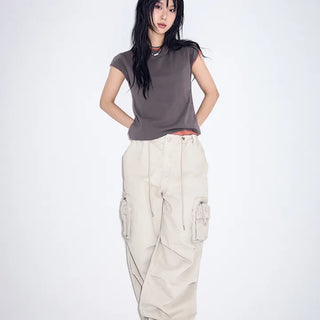 Warp-dyed Multi Cargo Pants