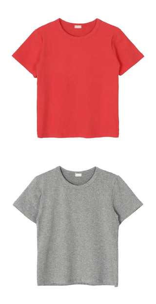 Basic Cotton Half Sleeve Tee