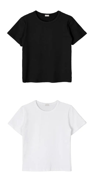 Basic Cotton Half Sleeve Tee