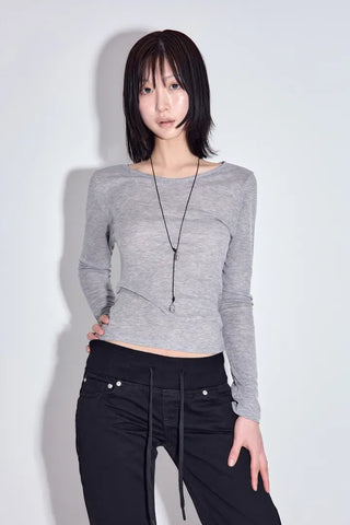 Ribbed Cotton Flare Jeans