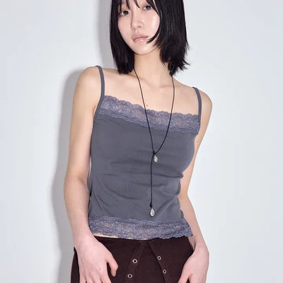Collar Lace Sleeveless