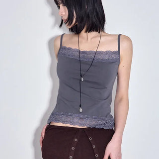 Collar Lace Sleeveless