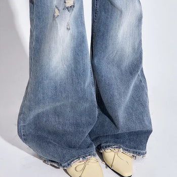 Ribbon Shirred Flat Shoes