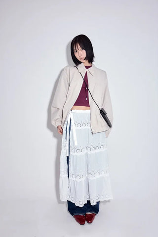 Aitz Button Collar Jacket