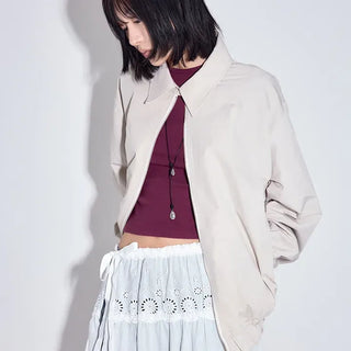 Aitz Button Collar Jacket