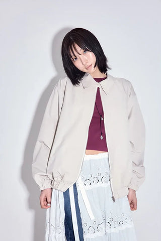 Hose punched layered skirt
