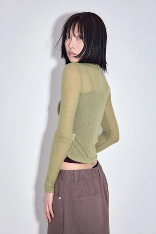 Vent Snap V Long Sleeve