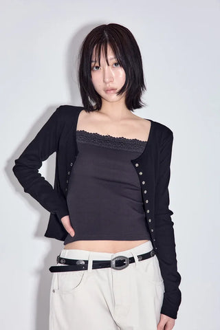 Vent Snap V Long Sleeve