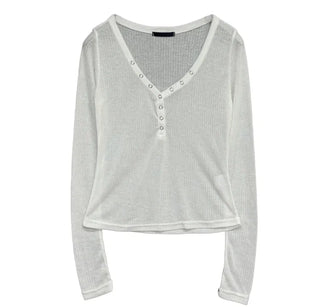 Vent Snap V Long Sleeve