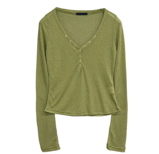 Vent Snap V Long Sleeve