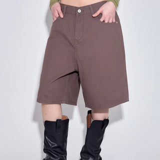 Matte Cotton Bermuda Pants