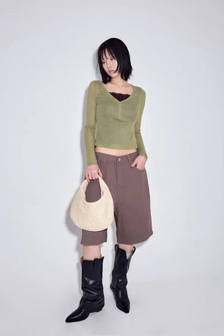 Stiletto mid-calf boots