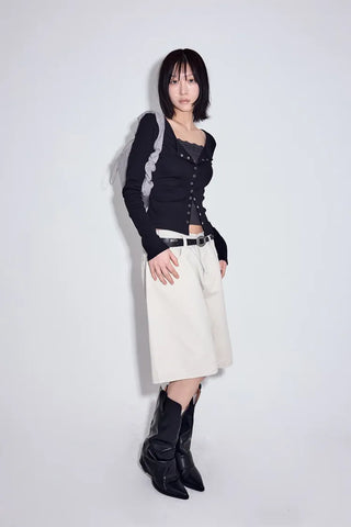 Stiletto mid-calf boots