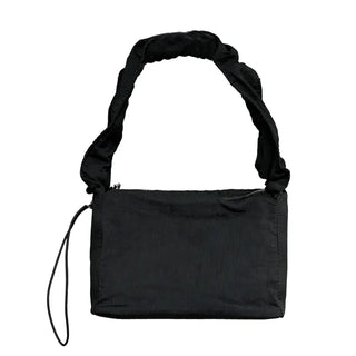 Square Shirred Shoulder Bag