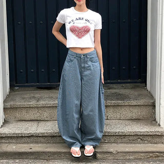 We Are Heart Vintage Crop Top