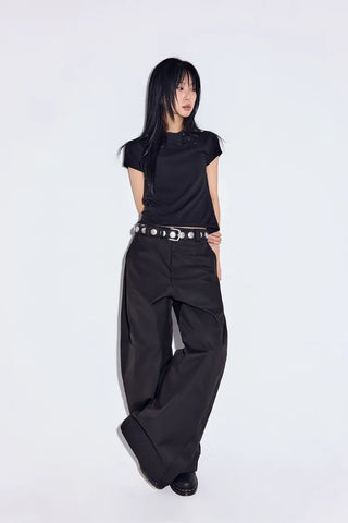 Naughty Silky Wide Slacks