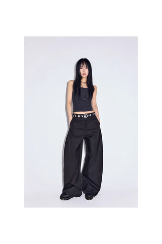 Naughty Silky Wide Slacks