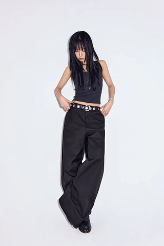 Naughty Silky Wide Slacks