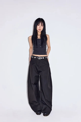 Naughty Silky Wide Slacks