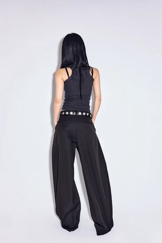 Naughty Silky Wide Slacks