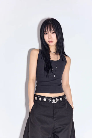 Apo Button Collar Half Short Sleeve Tee