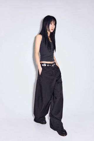 Apo Button Collar Half Short Sleeve Tee