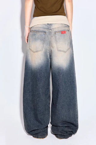 Rudd folding wide jeans