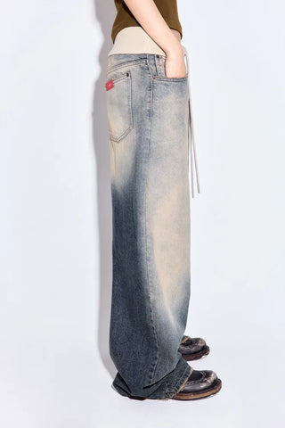 Rudd folding wide jeans