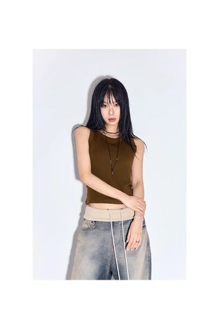 Rudd folding wide jeans