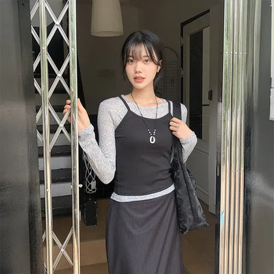 Strap halter sleeveless
