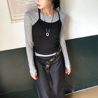 Strap halter sleeveless