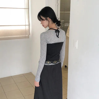 Strap halter sleeveless