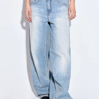 Romantic Sagging Wide Jeans