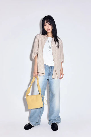 Romantic Sagging Wide Jeans