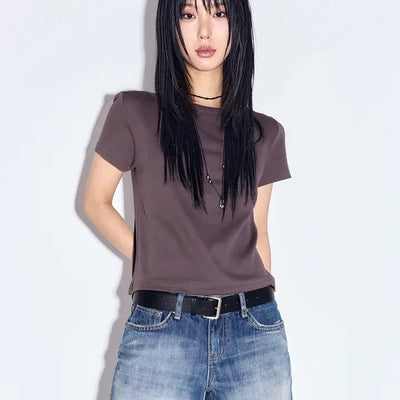 Koto Round Half Short Sleeve Tee